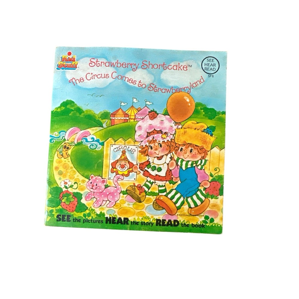 Talking Story Book The Day The Circus Came To Strawberryland Book 7" Record 1982